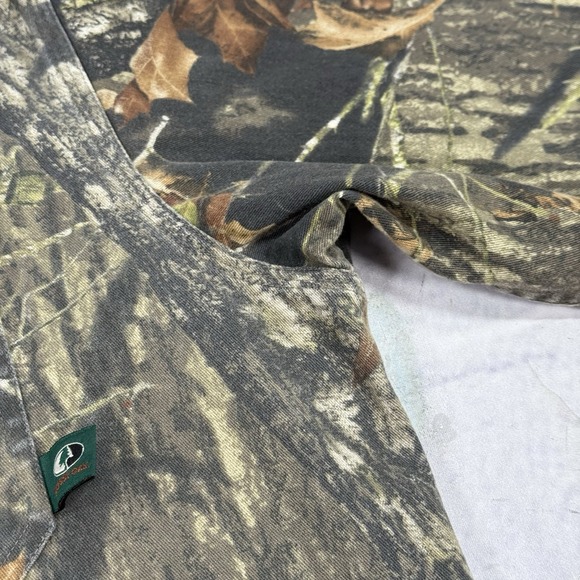 Vintage Mossy Oak Men's XL Break Up Camo Explorer Shirt Button Down Long Sleeve - Picture 14 of 15